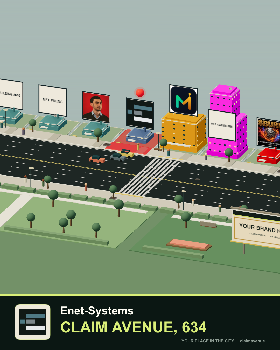 Enet-Systems sur Claim Avenue, emplacement 634